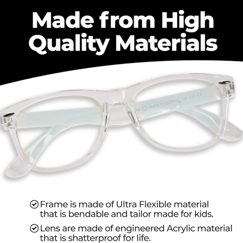 Ava & Ethan Blue Light Glasses for Kids, Blue Light Blocking for Computer/Gaming