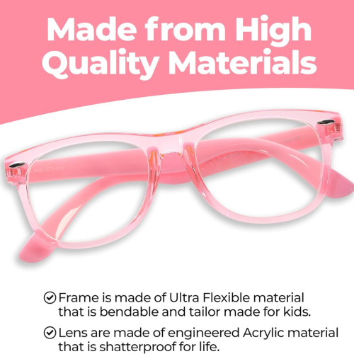 Ava & Ethan Blue Light Glasses for Kids, Blue Light Blocking for Computer/Gaming