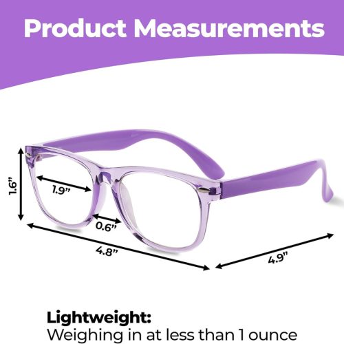 Ava & Ethan Blue Light Glasses for Kids, Blue Light Blocking for Computer/Gaming