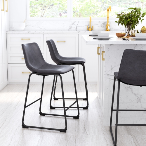 Smart Counter Stool Charcoal