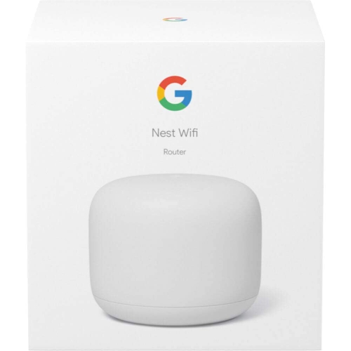 Google Nest WiFi - AC2200 - Mesh WiFi System - WiFi Router - 2200 Sq Ft Coverage - 1 Pack -