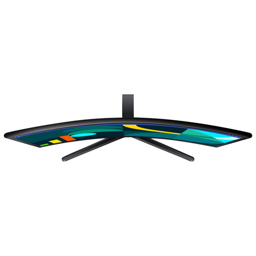 Moniteur incurvé DEL AV incurvé HD intégrale GTG 4 ms 100 Hz Essential S3 de 27 po de Samsung (LS27D368GANXZA) - Noir