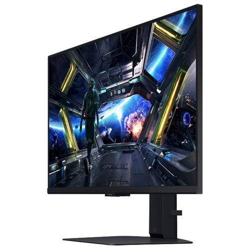 Samsung Odyssey 27" 4K UHD 144Hz 1ms GTG IPS LED G-Sync FreeSync Gaming Monitor (LS27DG702ENXZA) - Black