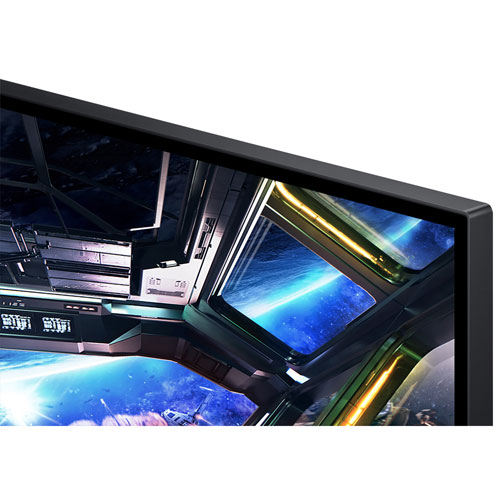Samsung Odyssey 32" 4K UHD 144Hz 1ms GTG IPS LED G-Sync FreeSync Gaming Monitor (LS32DG702ENXZA) - Black