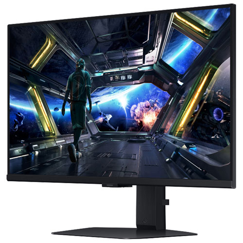 Samsung Odyssey 32" 4K UHD 144Hz 1ms GTG IPS LED G-Sync FreeSync Gaming Monitor (LS32DG702ENXZA) - Black
