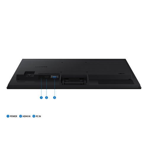Moniteur DEL IPS AV HD intégrale GTG 5 ms 100 Hz Essential S3 de 22 po de Samsung (LS22D300GANXZA) - Noir