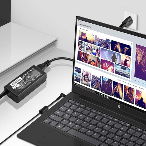 Charger for HP Laptop Computer Smart Blue Tip, Compatible with Pavilion x360 17 15 14, Elitebook Folio 1040 G1, HP Chromebook Stream 14 13,HP Envy