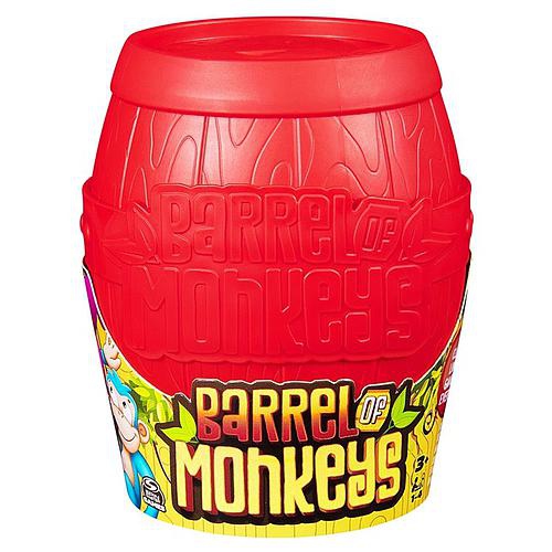 Spin Master Barrel of Monkeys 1-4 players, ages 3+, 10 minutes