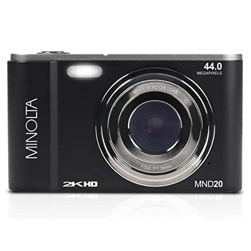 Image 1 of 1.. Minolta MND20 44 MP / 2.7K Ultra HD Digital Camera
