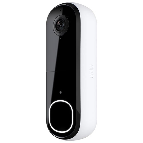 Brand New - Arlo Battery Operated/Wired HD Wi-Fi Video Doorbell - White