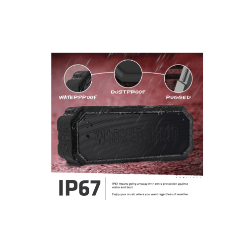 Wicked Audio Growl Rugged Bluetooth Speaker - Open Box