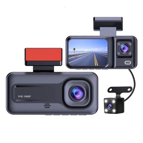 LDAS A21 Dash Cam for Cars Front and Rear and SD Card Included 1080P Full HD in Car Camera Dual Lens Dashcam for Cars 170 Wide Angle with Loop Record
