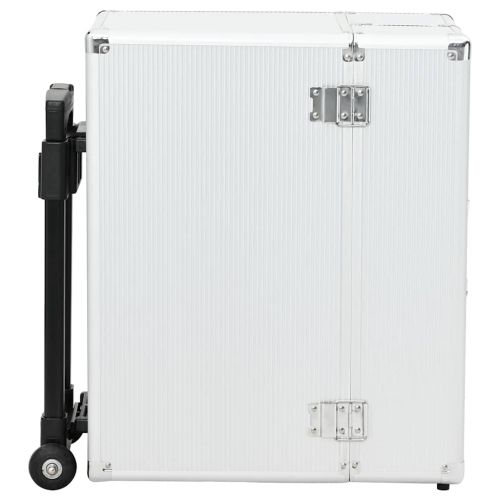 vidaXL Pilot Trolley 47x39x27 cm Silver Aluminium