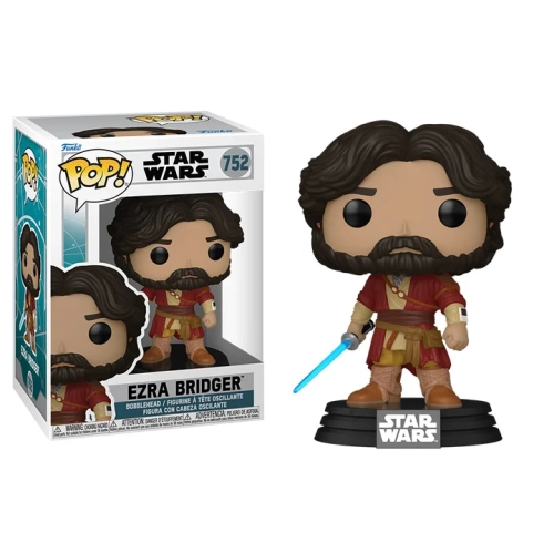 FUNKO  Pop Star Wars: Ahsoka Vinyl Bobble-Head Ezra Bridger #752 (Tax Holiday)