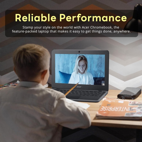 Open Box - Acer Chromebook Spin 11.6" HD Convertible Laptop, Intel Celeron N3350 Processor, 32GB eMMC, 4GB RAM, Integrated Intel HD Graphics 500, HD