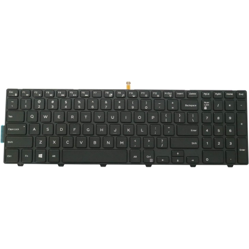 LIXSUNTEK Replacement Backlit Keyboard Compatible for Dell Inspiron 15 5000 Series 5542 5543 5545 5547 5548 5552 5557 5558 5559, 17 5000 Series 5748