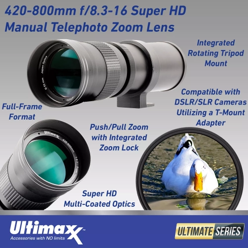 Appareil photo reflex numérique D5600 de Nikon avec objectif AF-P DX 18-55&nbsp;mm et objectifs 650-1300&nbsp;mm – Ensemble économique