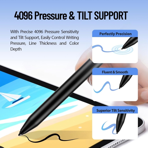 Remarkable 2 Pen with Eraser,EMR Digital Stylus for Remarkable Replacement Pen,Remarkable 2 Marker Plus with 4096 Pressure,Palm Rejection,Tilt