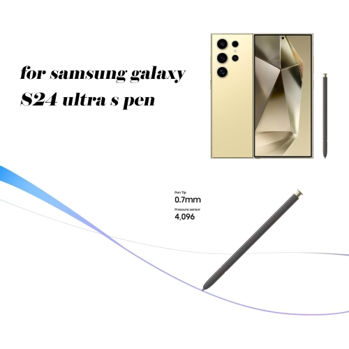 Galaxy S24 Ultra S Pen Replacement for Samsung Galaxy S24 Ultra Stylus Pen,S Pen S24 Ultra Replacement Touch Pen NoBluetooth(Yellow Gold)