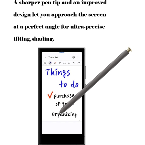 Galaxy S24 Ultra S Pen Replacement for Samsung Galaxy S24 Ultra Stylus Pen,S Pen S24 Ultra Replacement Touch Pen NoBluetooth(Yellow Gold)