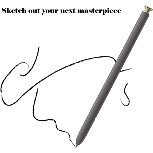 Galaxy S24 Ultra S Pen Replacement for Samsung Galaxy S24 Ultra Stylus Pen,S Pen S24 Ultra Replacement Touch Pen NoBluetooth(Yellow Gold)