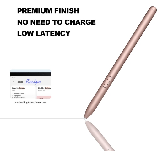 Tab S7 FE Pen Replacement Pointer Stylus Pen for Samsung Galaxy Tab S7,Tab S7+ Plus,Tab S7 FE S Pen Stylus with Tips/Nibs,Rose Gold
