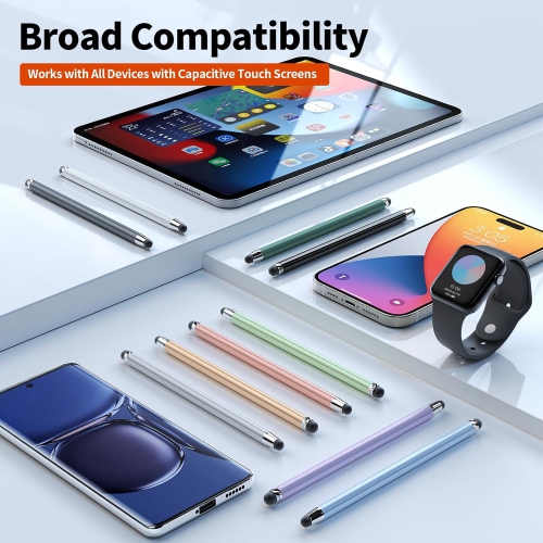 Stylus Pen for Touch Screen,10 PCS Capacitive Stylus Pen for iPad, High Sensitivity & Precision Suitable for All Touch Screens of iPhone/ipad/Android