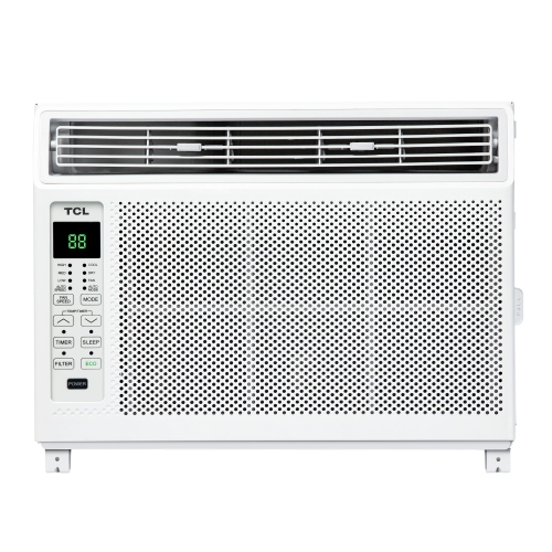 TCL 6,000 BTU Window Air Conditioner, Fan & Dehumidifier, 250 Sq. Ft., Remote Control, Easy-to-Use, Reusable Filter