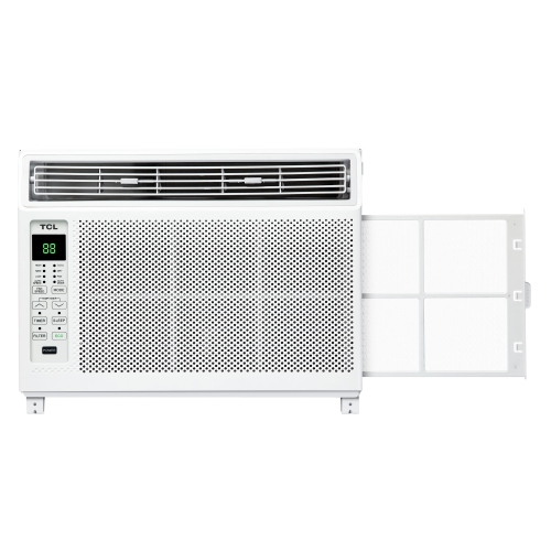 TCL 6,000 BTU Window Air Conditioner, Fan & Dehumidifier, 250 Sq. Ft., Remote Control, Easy-to-Use, Reusable Filter