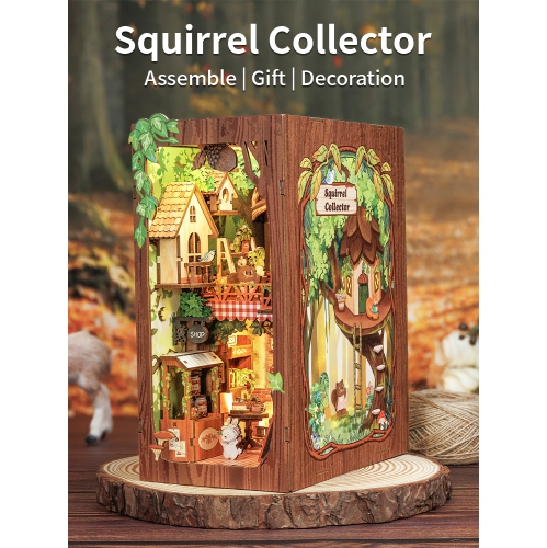 3D Wooden Puzzle Squirrel Collector - 204 Pcs