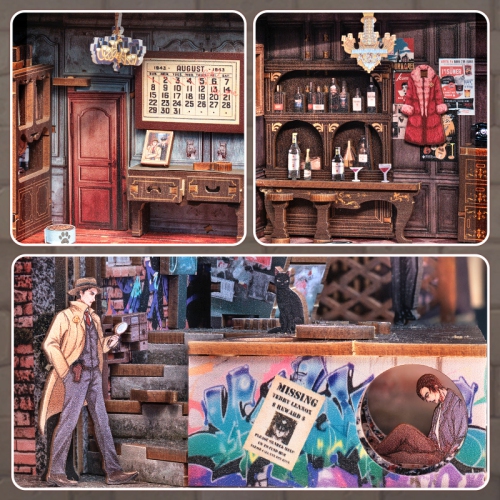 3D Wooden Puzzle The Long Goodbye - 238 Pcs