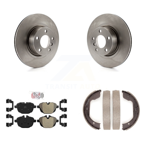 Disques arrière Semi-métalliques et patins de frein de stationnement Kit pour BMW X3 xDrive28i 8&nbsp;A-108012 2011
