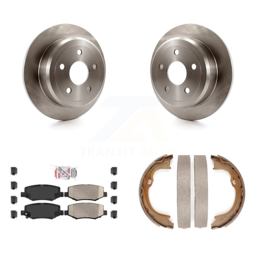 Ensemble plaquettes en céramique et patins de frein de stationnement arrière pour Jeep Wrangler JK 8&nbsp;A-108454