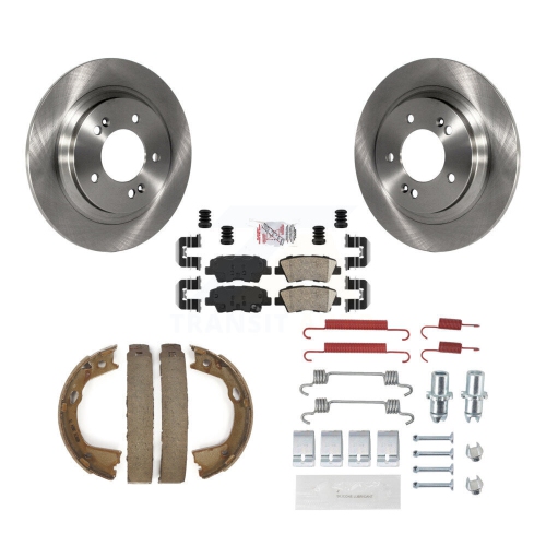 Disques arrière Plaquettes de frein de stationnement en céramique Kit de patins et pièces de fixation pour Hyundai Sonata Azera 8&nbsp;A-109031