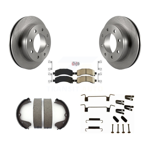 Disques arrière Coussins de stationnement en céramique Kit de quincaillerie pour GMC Savana 3500 Fourgonnette tronquée 8&nbsp;A-108743