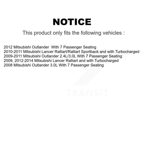 Rear Disc Coated Rotors Semi-Metallic Pads Parking Brake Shoes Kit For Mitsubishi Lancer KGS-103017