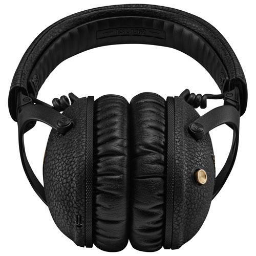 Casque d'écoute Bluetooth à suppression du bruit Monitor III de Marshall - Noir/Laiton