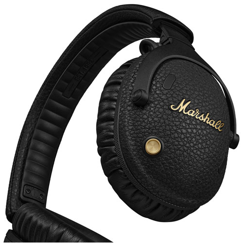 Casque d'écoute Bluetooth à suppression du bruit Monitor III de Marshall - Noir/Laiton