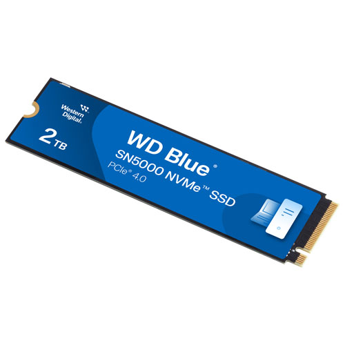 WD Blue SN5000 2TB NVMe PCI-e Internal Solid State Drive (WDBS3F0020BNC-WRSN)