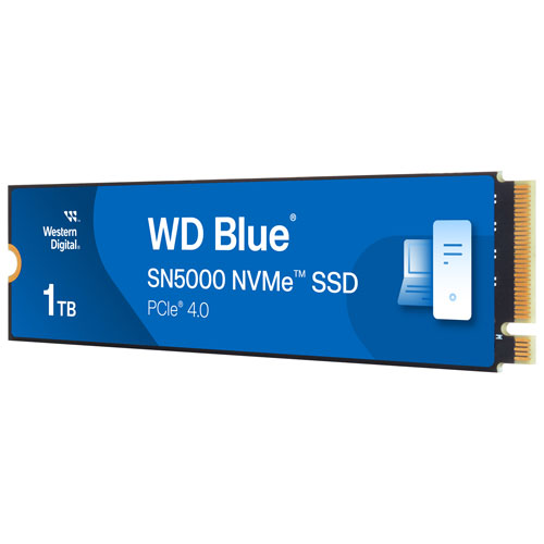 Disque SSD interne NVMe PCIe SN5000 de 1 To de WD Blue