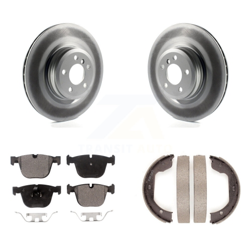 Image 1 de 10.. Ensemble de patins de stationnement en céramique à disques arrière pour BMW 750i xDrive 750Li 550i GT KGT-103786