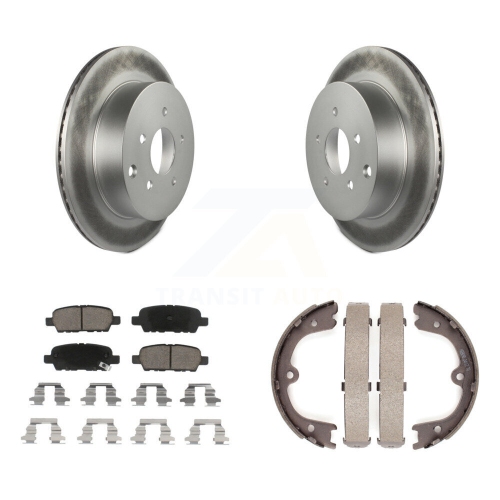 Image 1 de 10.. Ensemble de coussinets et patins de stationnement en céramique à disque arrière pour Nissan Murano INFINITI QX60 KGC-103008
