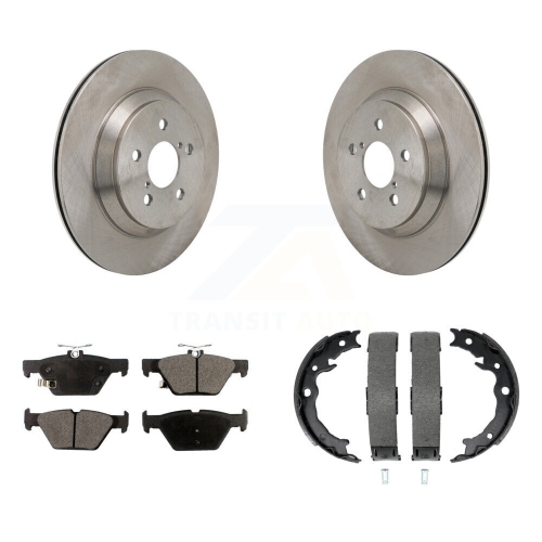 Ensemble de disques arrière semi-métalliques et patins de frein de stationnement pour Subaru Crosstrek K8F-104547