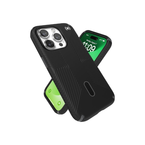 Étui Presidio2 Grip de Speck avec MagSafe noir pour iPhone 15 Pro/6,1 Pro