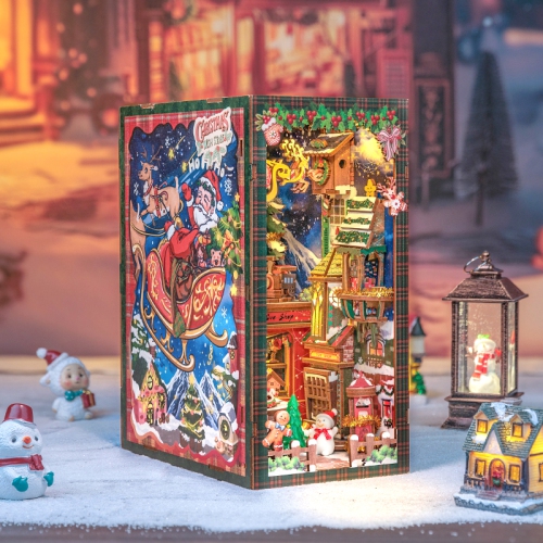 Casse-tête en bois 3D Magasin de rêve de Noël - 273 pièces