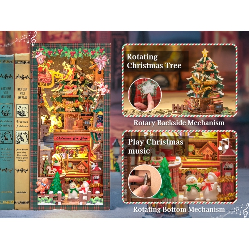 3D Wooden Puzzle Christmas Wish Store - 273 Pcs
