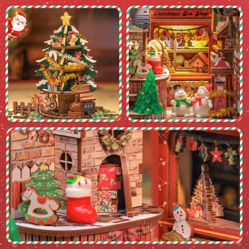 3D Wooden Puzzle Christmas Wish Store - 273 Pcs