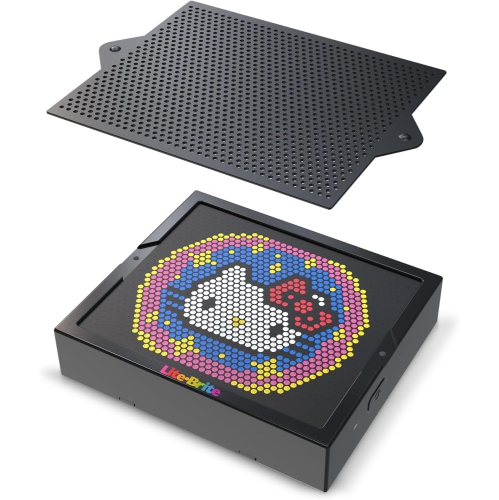 Lite-Brite Super Bright HD, Hello Kitty Edition - Create Art with Light, Enhances Creativity,