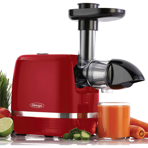 Omega H3000RED Juicer Cold Press 365 Slow Masticating Juicer