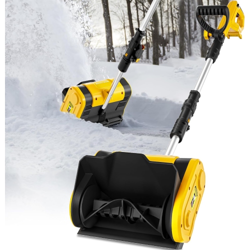 Cordless Snow Shovel for DeWALT 20V Battery, Electric Snow Blower for Driveway with Adjustable Front Handle & Telescopic Pole, 10in Width & 6in Depth